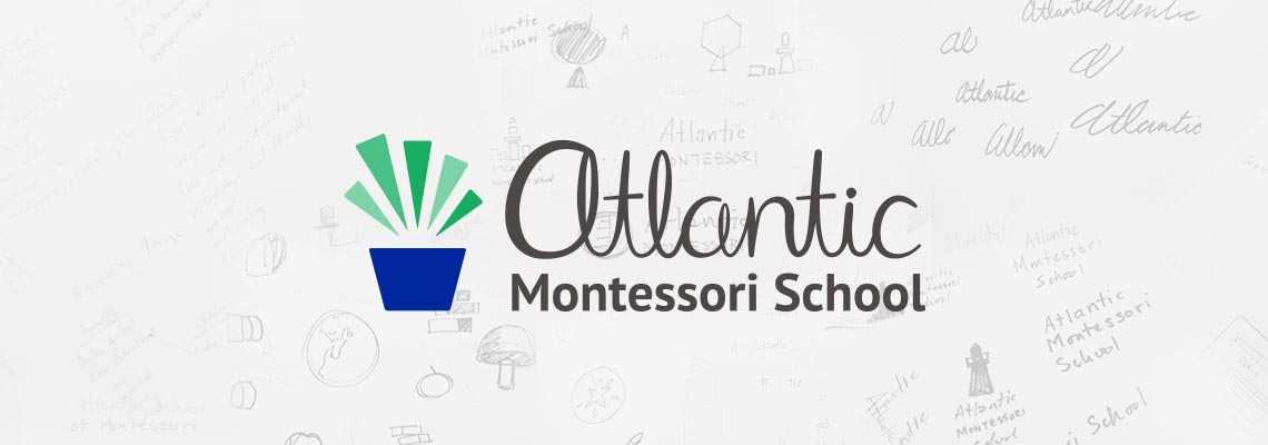 Atlantic Montessori School logo development