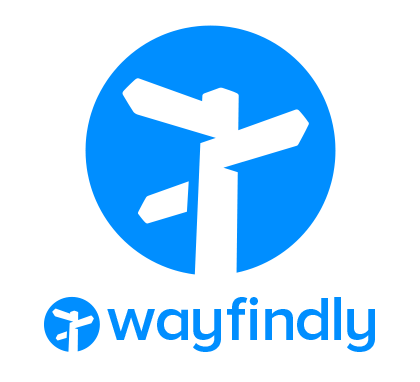 Wayfindly mark and logo